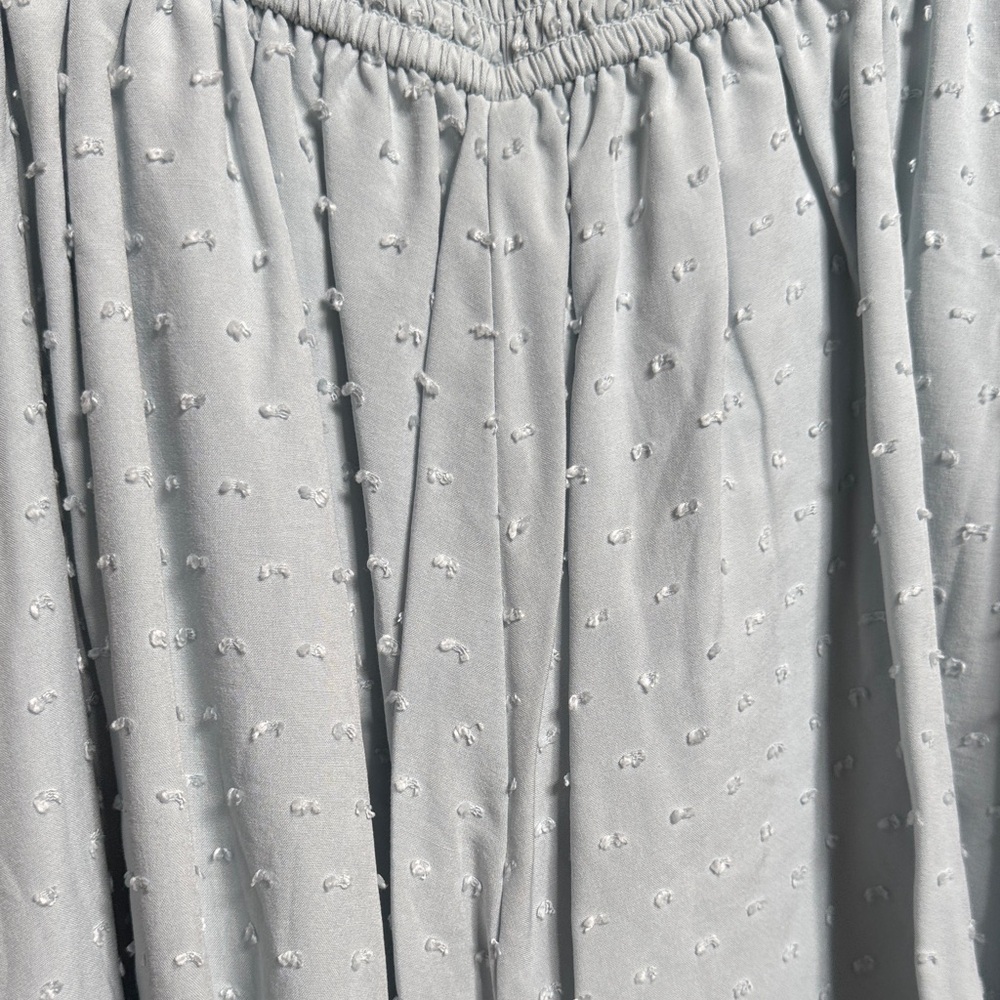 Light Blue Ruffled Romper - Picture 4 of 4